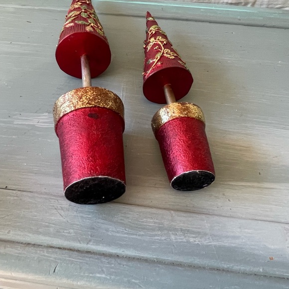 Christmas trees 2 table top - Picture 3 of 4